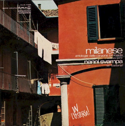 Milanese: Antologia della canzone lombarda, Seconda parte, Sesto volume: W l’osteria!