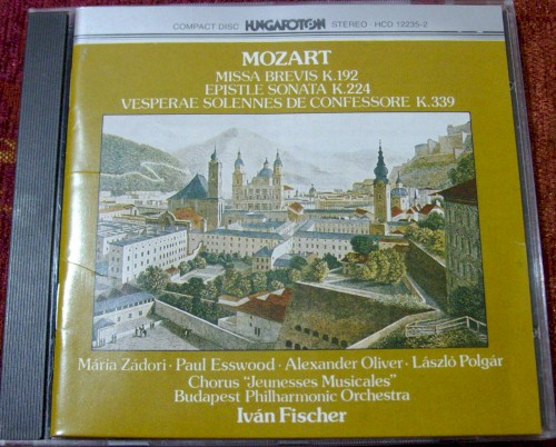 Missa brevis, K. 192 / Epistle sonata, K. 224 / Vesperae solennes de confessore, K. 339
