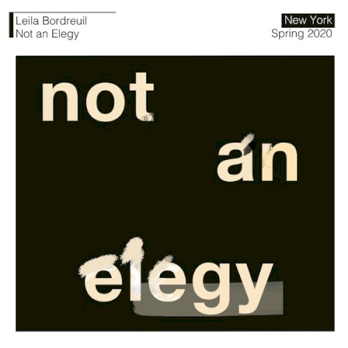 Not an Elegy