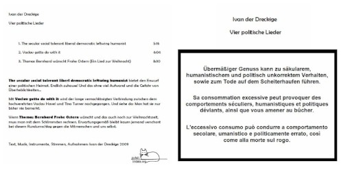 Vier politische Lieder