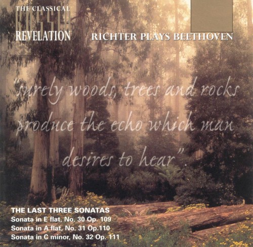 Richter Plays Beethoven: The Last Three Sonatas