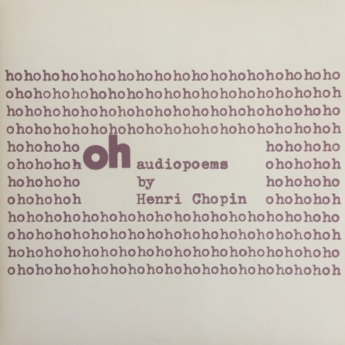 OH Audiopoems By Henri Chopin
