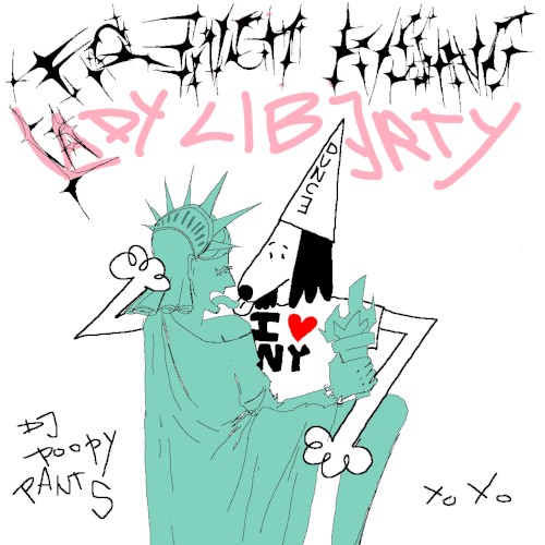 FRENCH KISSING LADY LIBERTY