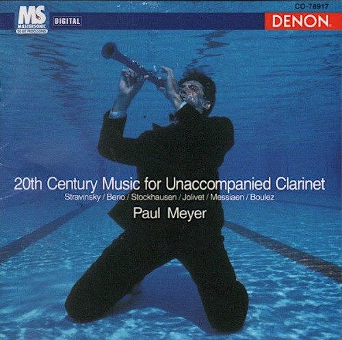 20th Century Music for Unaccompanied Clarinet