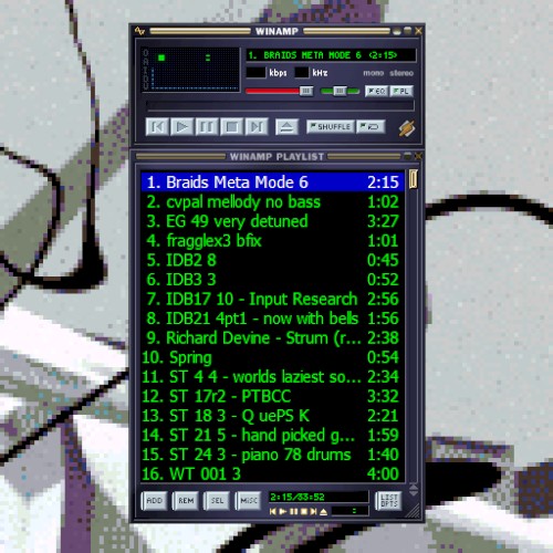 songs I made while I should have been doing something else
