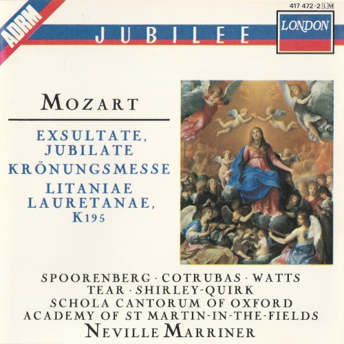 Exsultate, Jubilate / Krönungsmesse / Litaniae Lauretanae, K195