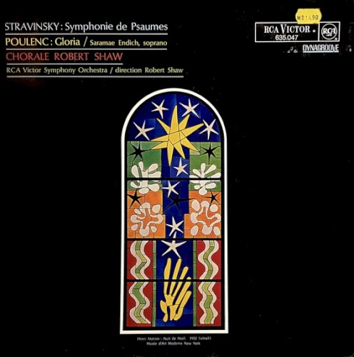 Stravinsky: Symphonie de Psaumes / Poulenc: Gloria