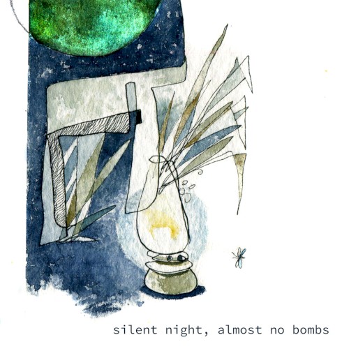 silent night, almost no bombs