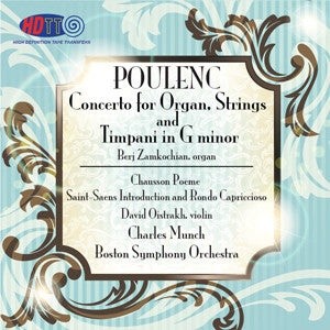 Poulenc Concerto In G Minor For Organ, Strings And Timpani