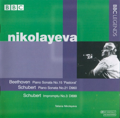 Beethoven: Piano Sonata no. 15 "Pastorale" / Schubert: Piano Sonata D960 / Impromptu no. 3 D899