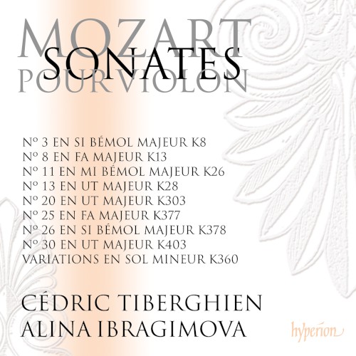 Violin Sonatas K8, 13, 26, 28, 303, 360, 377, 378, 403