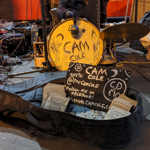 Live Busking at Camden Town Station