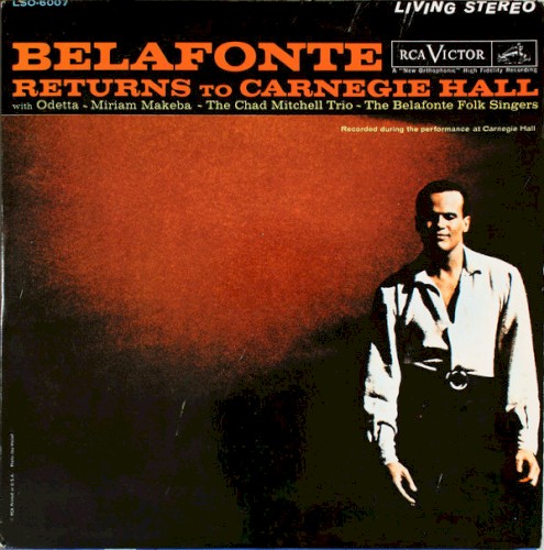 Belafonte Returns to Carnegie Hall
