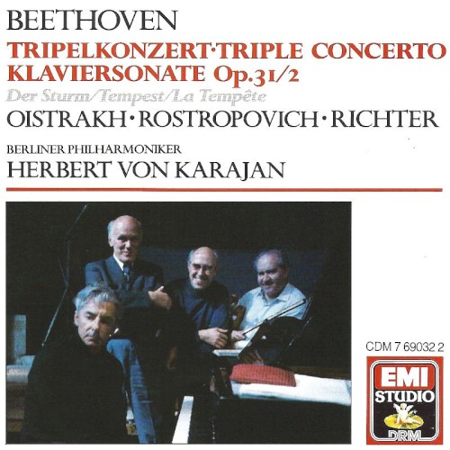 Triplo Concerto per violino, violoncello, pianoforte e orchestra in Do maggiore Op. 56 / Sonata per pianoforte No. 17 in Re minore Op. 31 No. 2 "La tempesta"