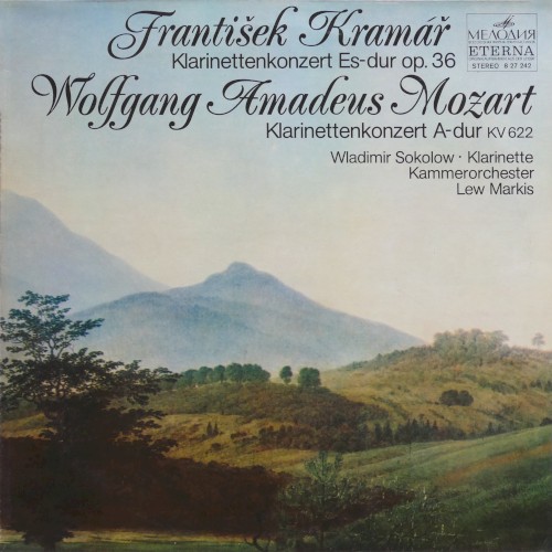 Kramář: Klarinettenkonzert Es-dur op. 36 / Mozart: Klarinettenkonzert A-dur KV 622