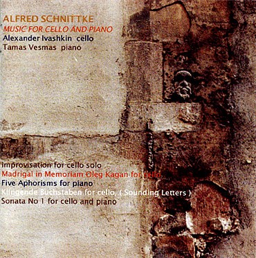 Music for Cello and Piano: Improvisation for cello solo / Madrigal in Memoriam Oleg Kagan for cello / Five Aphorisms for piano / Klingende Buchstaben for cello (Sounding Letters) / Sonata no. 1 for cello and piano