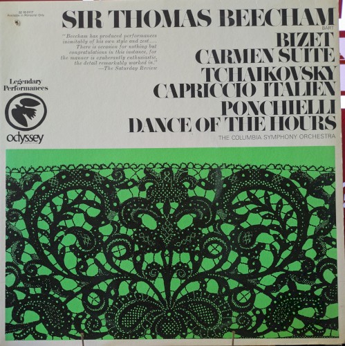 Bizet: Carmen Suite / Tchaikovsky: Capriccio italien / Pocchielli: Dance of the Hours