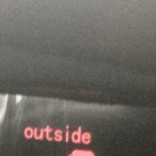 outside
