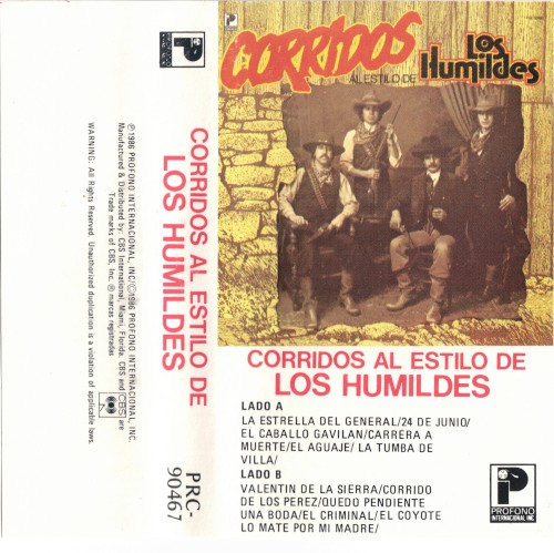 Corridos al estilo de Los Humildes