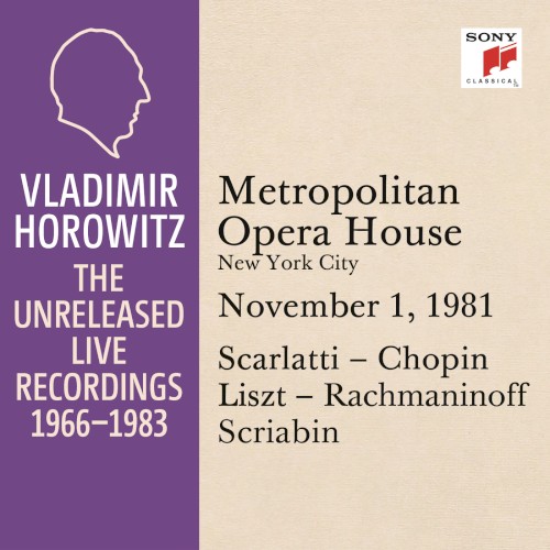 Vladimir Horowitz in Recital at the Metropolitan Opera House New York City November 1 1981