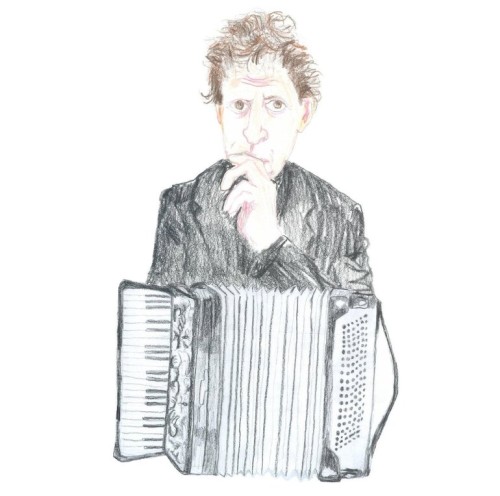 Plays Philip Glass on Accordion