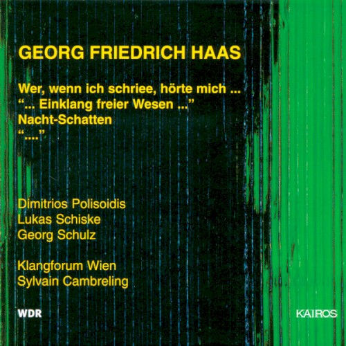 Wer, wenn ich schriee, hörte mich ... / "... Einklang freier Wesen ..." / Nacht-Schatten / "..."