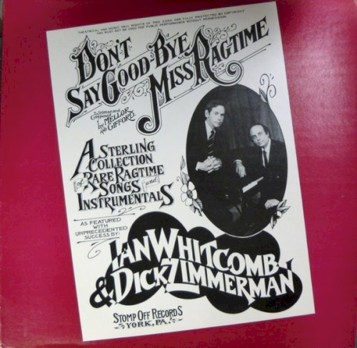 Don't Say Good-Bye, Miss Ragtime