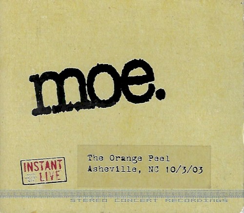 Instant Live: 2003-10-03: The Orange Peel, Asheville, NC, USA