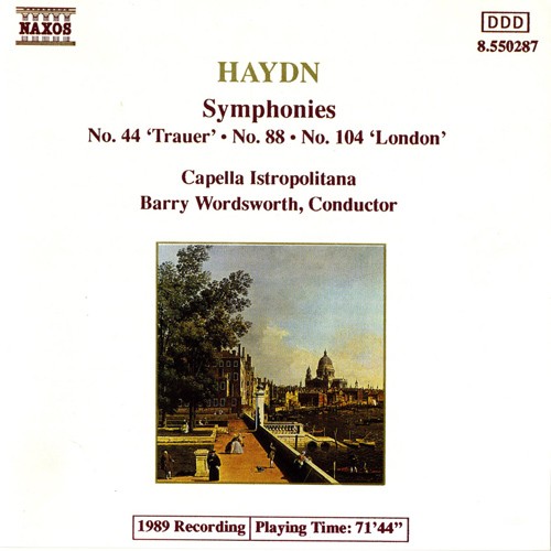 Symphonies no. 44 "Trauer" / no. 88 / no. 104 "London"