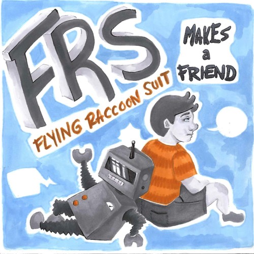 Flying Raccoon Suit Makes a Friend