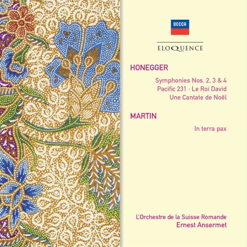 Honegger: Symphonies nos. 2 3 & 4 / Pacific 231 / Le Roi David / Une Cantate de Noël / Martin: In terra pax