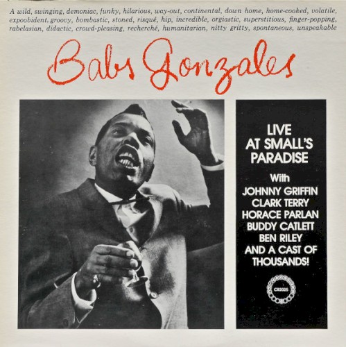 Sunday Afternoon With Babs Gonzales at Small's Paradise