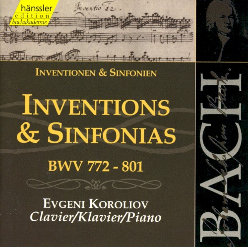 Inventionen & Sinfonien, BWV 772–801