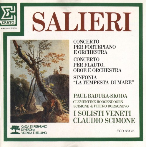 Antonio Salieri: Piano Concerto in B-flat, Concerto for Flute & Oboe / Francesco Salieri: Sinfonia "La tempesta di mare"