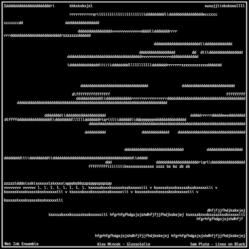 Glossolalia / Lines on Black