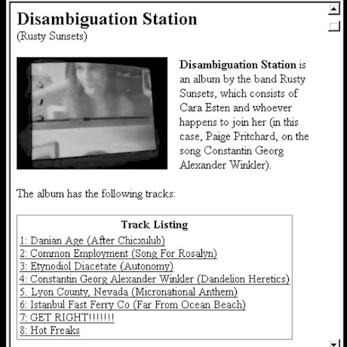 Disambiguation Station (dlux)