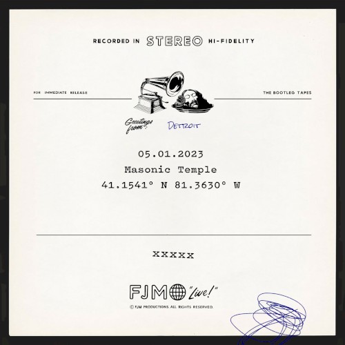 Live at the Masonic Temple, Detroit, MI 5/1/23