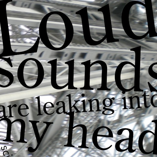 Loud sounds are leaking into my head