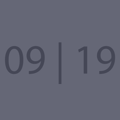Calendar - 09 | 19