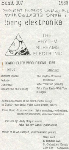 The Rhythm Screams Electronic