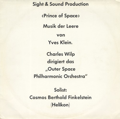 Prince of Space / Tanz der Leere