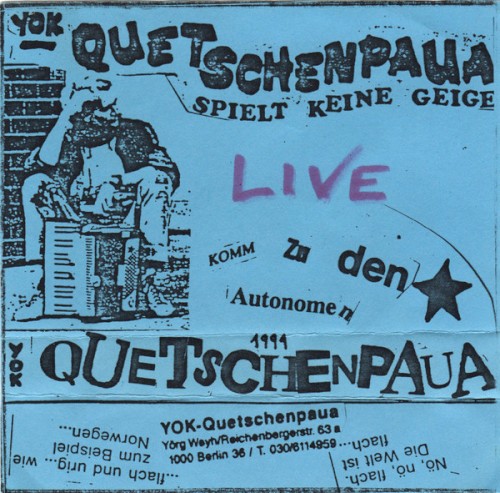 Yok Quetschenpaua spielt keine Geige