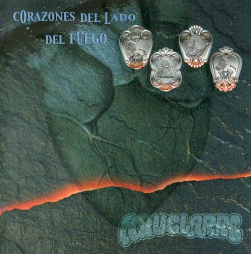 Corazones del lado del fuego