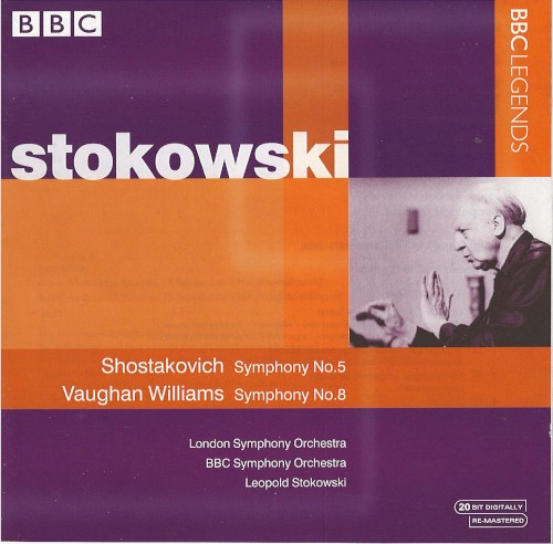 Shostakovich: Symphony no. 5 / Vaughan Williams: Symphony no. 8