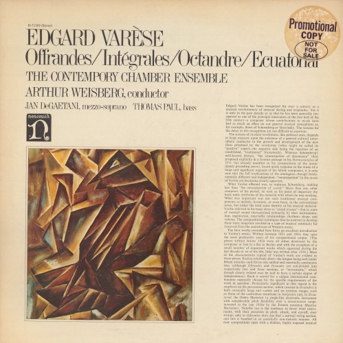 Offrandes / Intégrales / Octandre / Ecuatorial