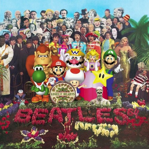 Sgt. Pepper’s Lonely Hearts Club Band but with the Mario 64 Soundfont