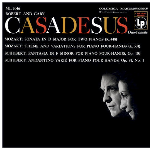 Mozart: Sonata for 2 Pianos, K. 448 / Andante with 5 Variations, K. 501 / Schubert: Fantasia, D. 940 & Andantino varié, D. 823