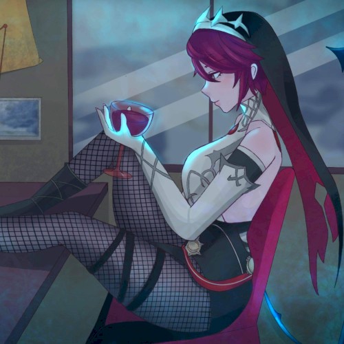 resting with rosaria