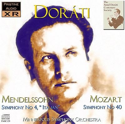 Mendelsshohn: Symphony no. 4 / Mozart: Symphony no. 40