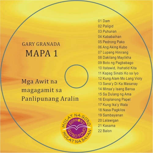 Mapa 1: Mga Awit Na Magagamit Sa Panlipunang Aralin (Vol.1)